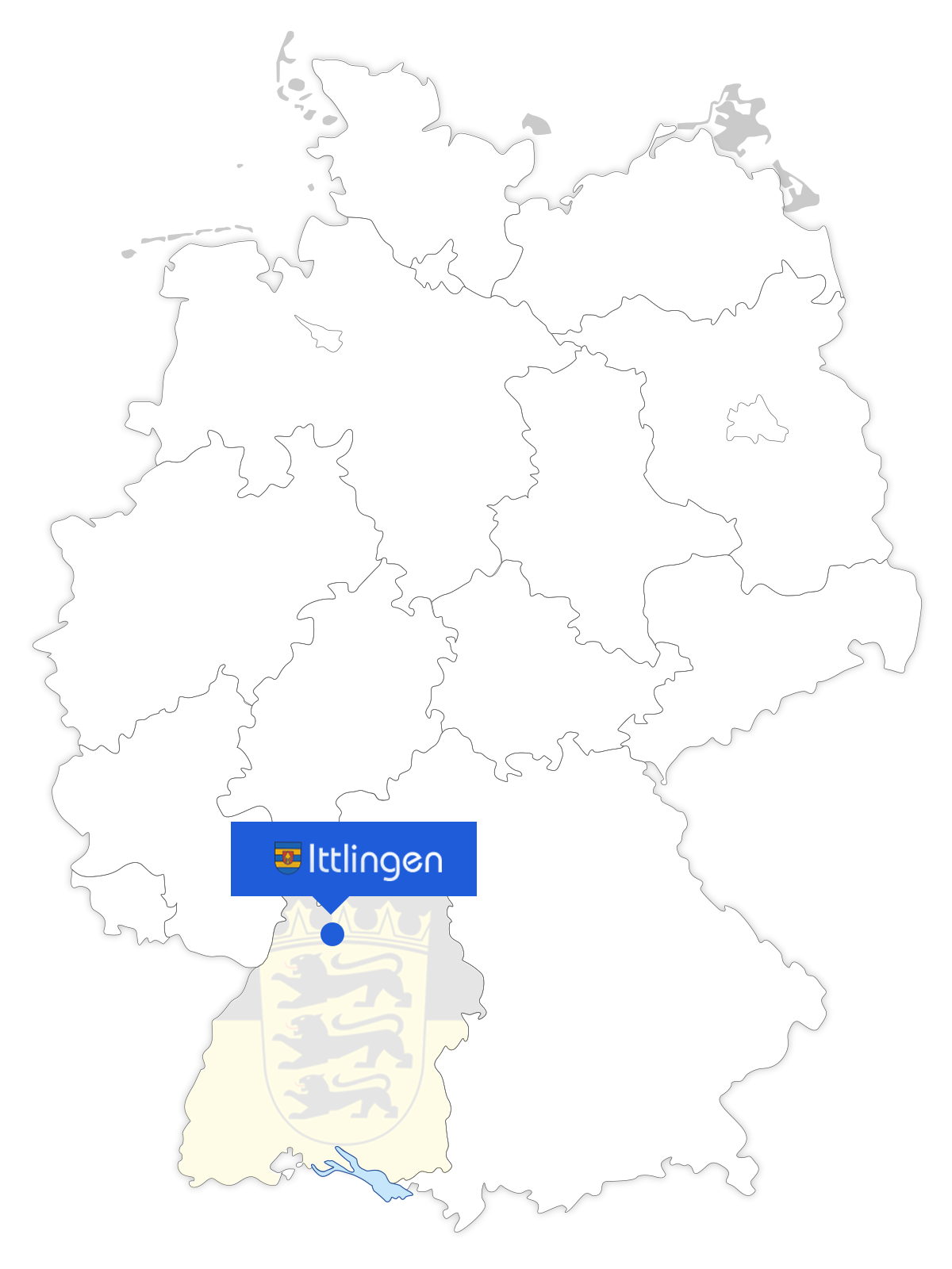  Ittlingen auf der Deutschlandkarte 